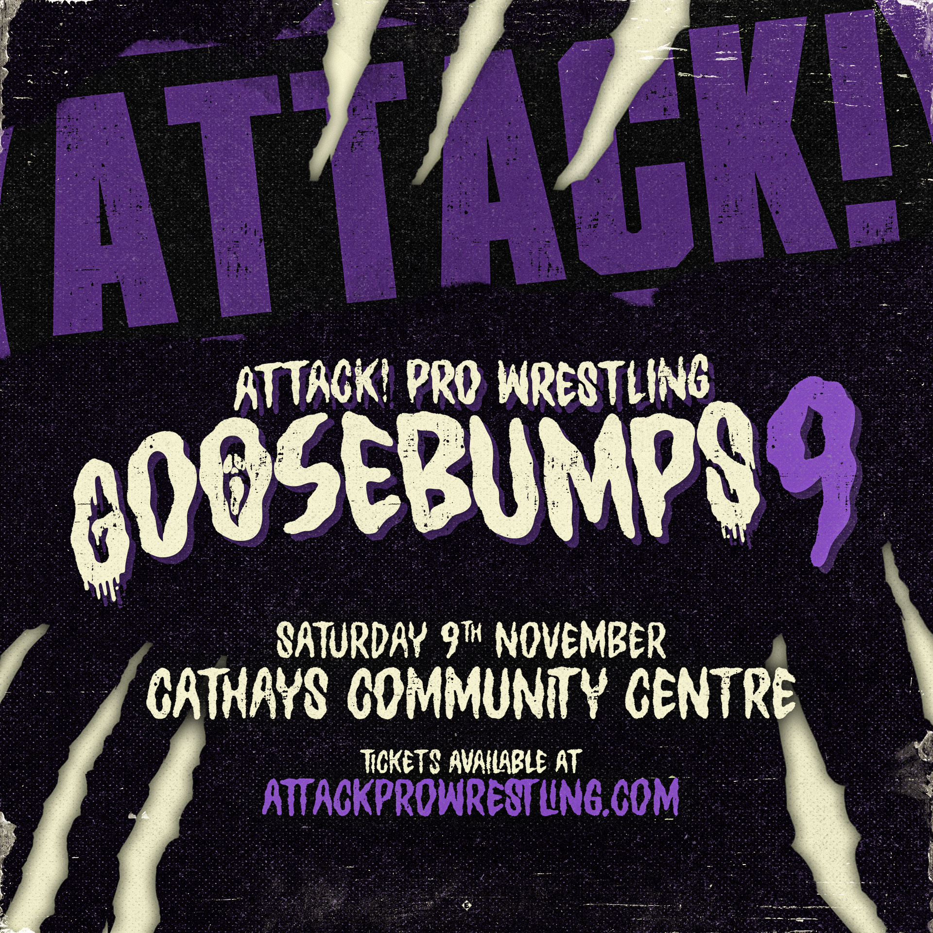 ATTACK! Pro Wrestling: GOOSEBUMPS 9 event description image